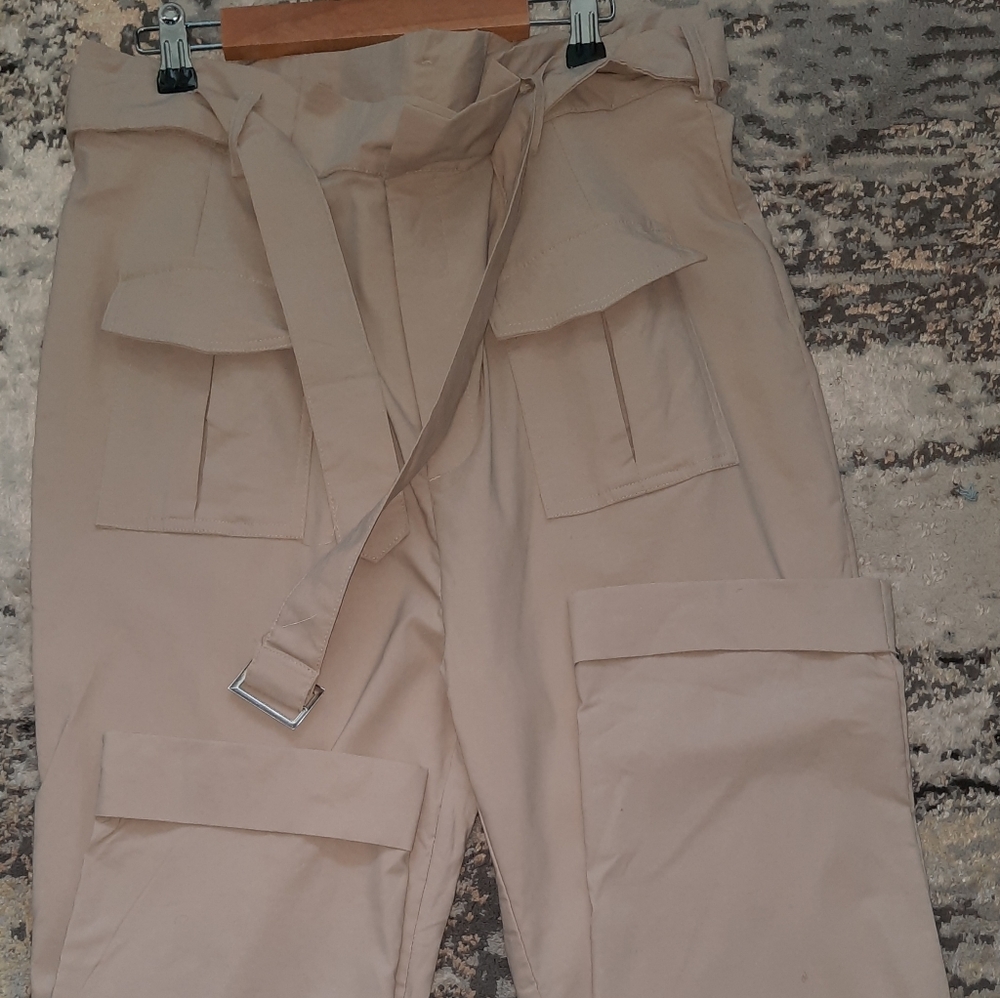 Tan Capri Pant